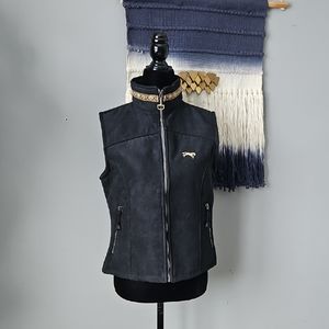 Uniquely Equine Faux Suede Vest